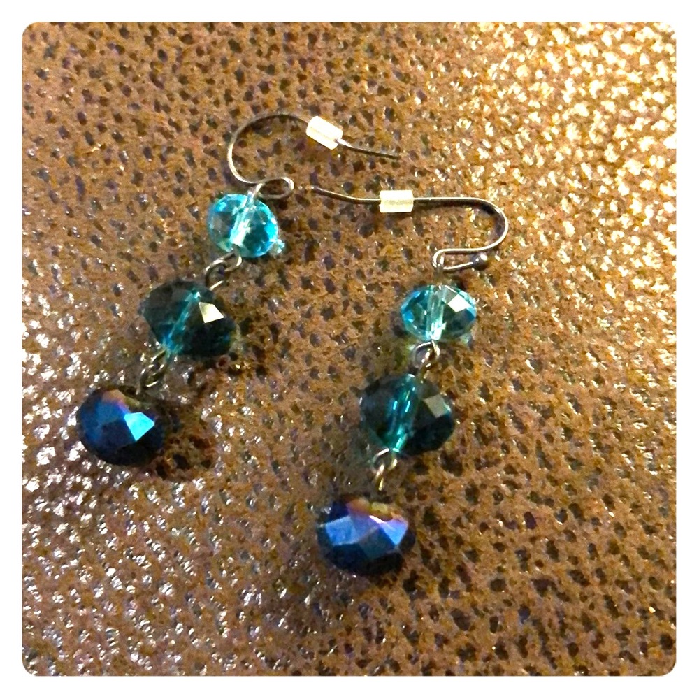 Pretty blue earrings